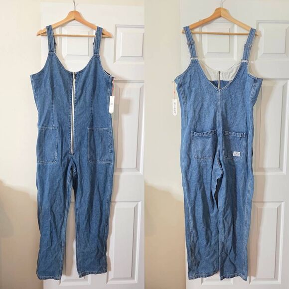 Atwyld Vandace Denim Jumpsuit XXL NWT - Picture 3 of 11